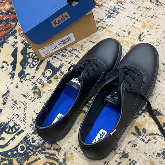 Keds Men's Black Lace-Up Sneakers 8.5 XS - Picture 1 of 5